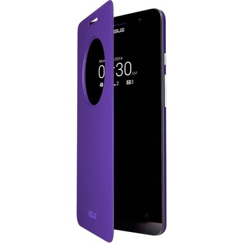 ASUS Калъф за Asus ZenFone 5, отваряем с прозорец, поликарбонатов, Asus View Flip, лилав