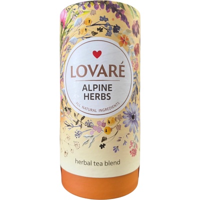 LOVARÉ Alpine Herbs sypaný bylinkový čaj 80 g