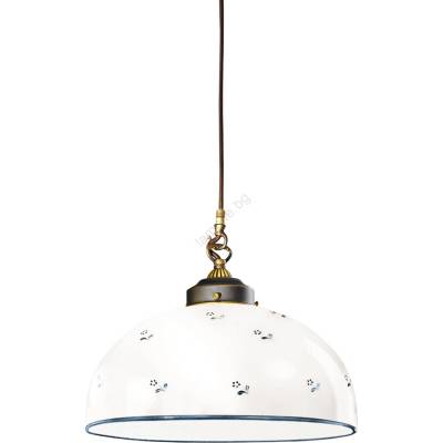 Kolarz 731.32. 19 - Пендел NONNA 1xE27/75W/230V Ø 36 см син (KL0381)