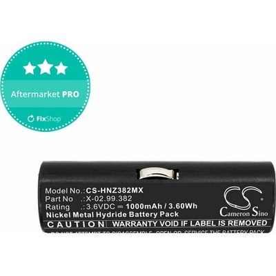 Baterie pro Heine Ophthalmoscope Beta 200, 1000mAh, Ni-MH, 3.6V, X-02.99.382, HQ