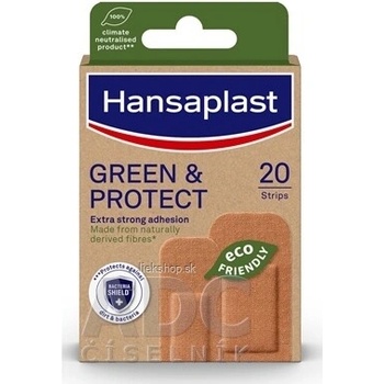 Hansaplast GREEN & PROTECT udržateľná náplasť, 2 veľkosti 1x20 ks