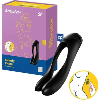 Image 1 of Satisfyer vibe candy cane вибратор за стимулация черен
