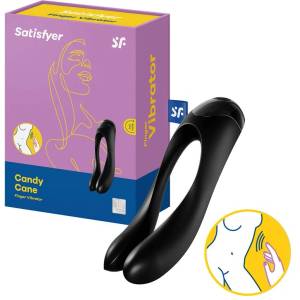 Satisfyer vibe candy cane вибратор за стимулация черен