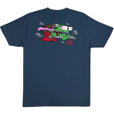 Santa Cruz Stranger Things Eddie Slasher Heavyweight T-shirt Blue Dusk