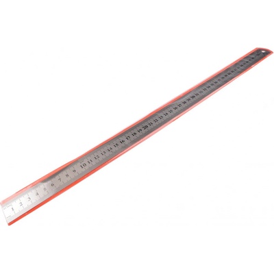 Kovové pravítko délka 50 cm - nikl