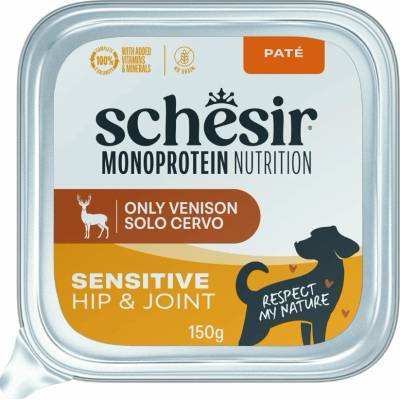 Schesir Dog Monopr. Hip&Joint Zvěřina paté 150 g