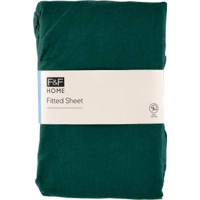 F&F Home Forest Green napínacia plachta 180x200x25