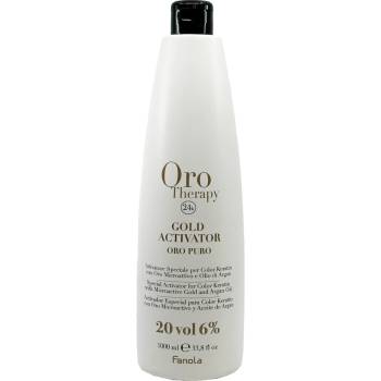Fanola Oro Therapy Gold Activator Oro Puro 1000 ml оксидант 20 Vol. 6%