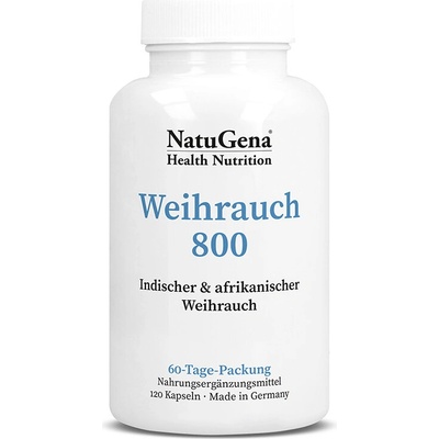 NatuGena Екстракт от Индийска и Африканска босвелия + лецитин 120 капсули | NatuGena (571339 (2018133) NTG)