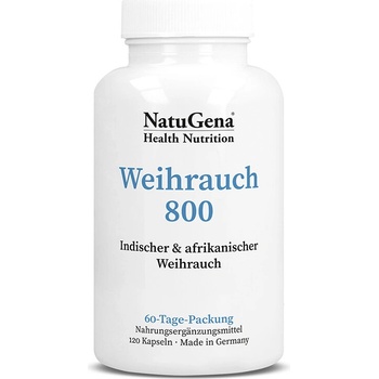 NatuGena Екстракт от Индийска и Африканска босвелия + лецитин 120 капсули | NatuGena (571339 (2018133) NTG)