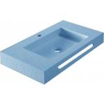  Мивка за баня " RESIN POLY MARBLE" ICC 8046BL, стенен монтаж, смола, син мат, 80x46см (8046BL)