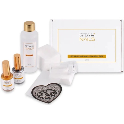 Starnails Sada STARNAILS Stamping Nail Polish Set Lion razítkování