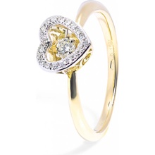 Blink-Blink Diamantový prsteň v tvare srdca 1662BDA