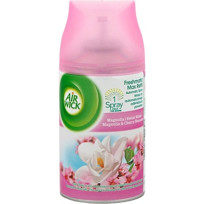 Air Wick automatický spray s vôňou magnólie a kvitnúcej čerešne náhradná náplň 250 ml