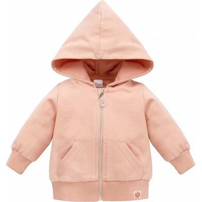 PINOKIO Mikina na zips Summer Garden dievča ružová