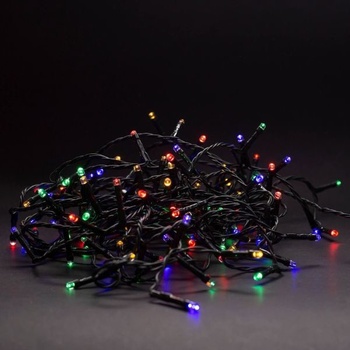 ENTAC LED vánoční řetěz 24m venkovní vícebarevný 240 LED 3,6W do zásuvky 8 režimů