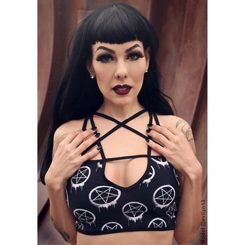 Image 1 of TOO FAST спортен сутиен too fast - КАПИЛО pentagram - wtpt-r-dpent