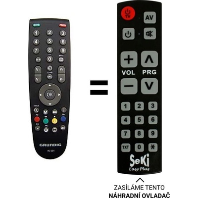 Dálkový ovladač Senior ECG 22LHD111DVB-T – Hledejceny.cz