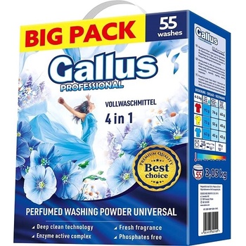 Gallus Professional 4v1 Prášok na pranie Universal 3,05 kg