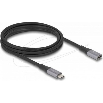 Delock Удължителен кабел DeLock 81202, от USB C(м) към USB C(ж), 2m, 240W, черен (DELOCK-81202)