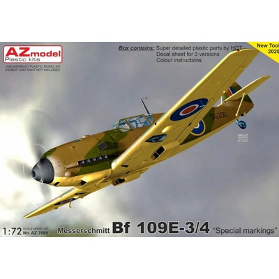 AZmodel Messerschmitt Bf 109 E-3/E-4 Special Markings 1:72