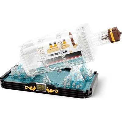 Koco bricks Конструктор за деца Титаник в бутилка - 918 части