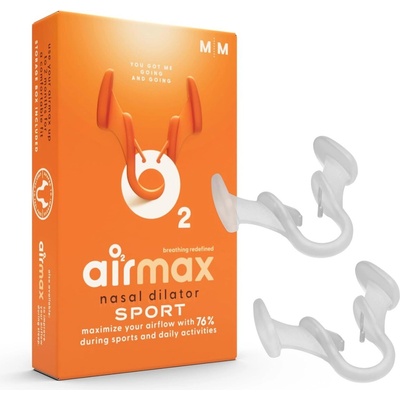 Airmax Sport - nosný dilatátor pre lepšie dýchanie nosom - veľkosť M - 2 ks