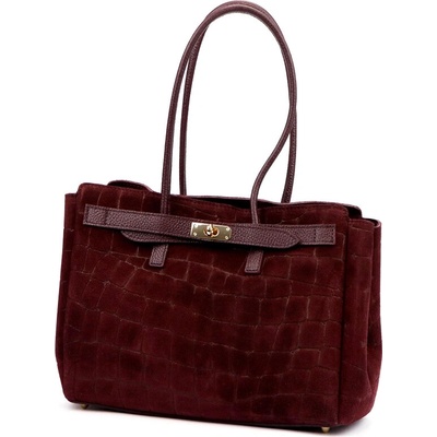 Camilla dámská kabelka PREMIUM 10.004 CROCO bordó