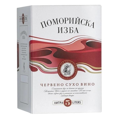 Поморийска изба Червено сухо вино 5л