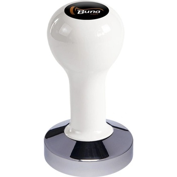 Buna Café tamper kov biely, TP, nerez lesk, konvexný 58,35 mm