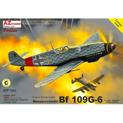 AZmodel Messerschmitt Bf 109 G-6 „JG 300“ 1:72