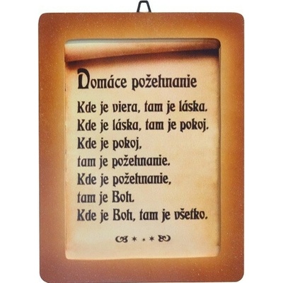 Citát na dreve (491A): Domáce požehnanie