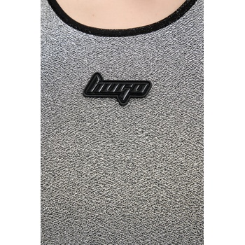 HUGO Blue Рокля Hugo Blue в сребристо къса с кройка по тялото 50546952 (50546952)