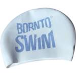 BornToSwim плувна шапка borntoswim seamless swimming cap син/бял