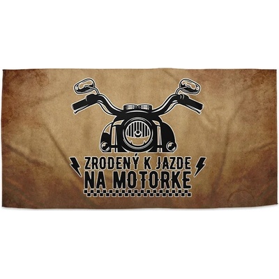 Sablio uterák zrodený k jazde na motorke 30 x 50 cm