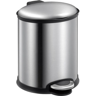 EKO 6 л кош за отпадъци матиран инокс с педал EKO от серия ELLIPSE (EKO932506Matts/s)