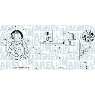 Startér MAGNETI MARELLI 063721398010
