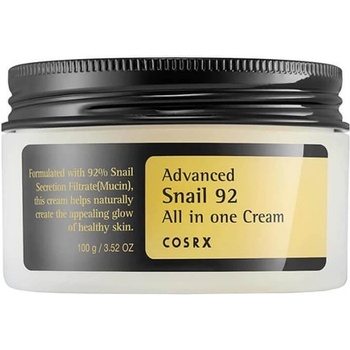COSRX Силно активен крем с муцин от охлюви 100 мл. COSRX Advanced Snail 92 All In One Cream
