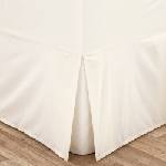 Catherine Lansfield Кремаво еластично перкалово покритие на рамка на легло 135x190 cm Easy Iron Percale - Catherine Lansfield (BD/18277/W/DBVS/CR)