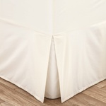 Catherine Lansfield Кремаво еластично перкалово покритие на рамка на легло 135x190 cm Easy Iron Percale - Catherine Lansfield (BD/18277/W/DBVS/CR)