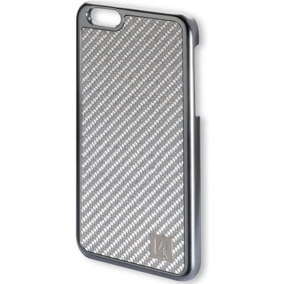 4smarts Карбонов Калъф за iPhone 6/6s, 4Smarts Modena Case, Сребрист (4250774913822)