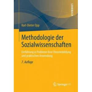 Methodologie Der Sozialwissenschaften (ISBN: 9783658019105)