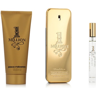 Paco Rabanne 1 Million комплект за мъже Eau de Toilette 100 ml + Eau de Toilette 10 ml + Душ гел 100
