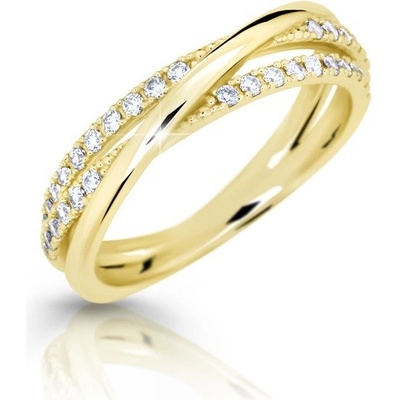Zodiax Zlatý dámský prsten se zirkony 1862