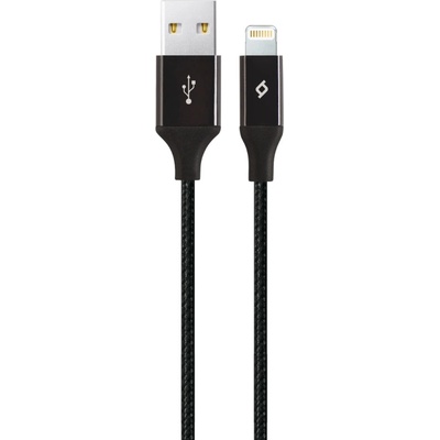 Ttec Кабел ttec - AlumiCable XL, USB-A/Lightning, 2 m, черен (8694470667201)