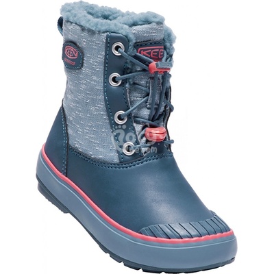 KEEN Elsa Boot WP K captains blue/sugar coral