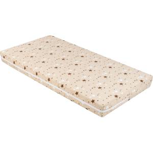 Kikkaboo Бебешки матрак Kikkaboo - Siesta, 60 х 120 х 10 cm, Stars Beige (41107030065)