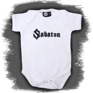METAL-KIDS детско тяло Sabaton - Лого - Бяла - Metal-Kids - 455.30. 7.8