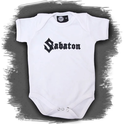 METAL-KIDS детско тяло Sabaton - Лого - Бяла - Metal-Kids - 455.30. 7.8
