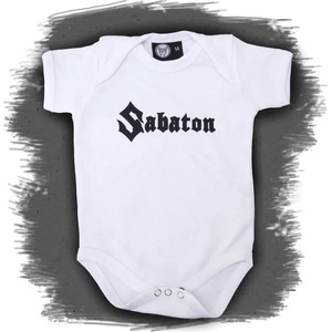 METAL-KIDS детско тяло Sabaton - Лого - Бяла - Metal-Kids - 455.30. 7.8